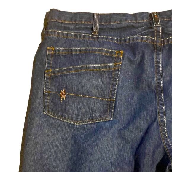 ARIAT FR Cat 2 Men’s Sz 50 x 30 Dark Denim Carpenter Low Rise M4 Bootcut Jeans - Picture 7 of 8